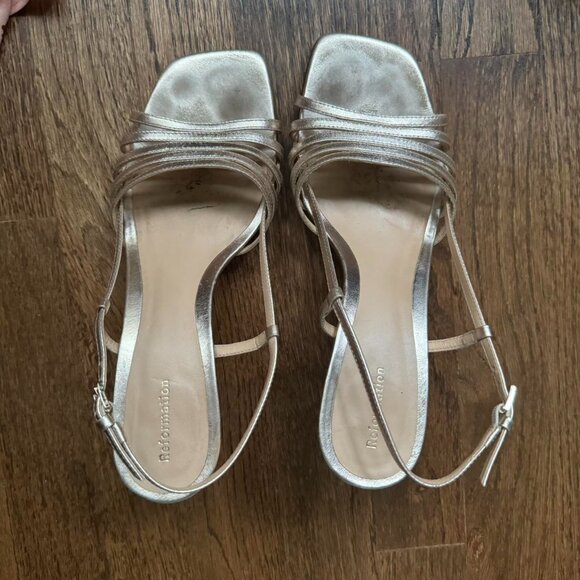 Reformation Elsie Slingback, size 7.5 - Picture 2 of 5